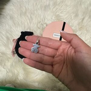 Tous Silver Bear Medium Necklace